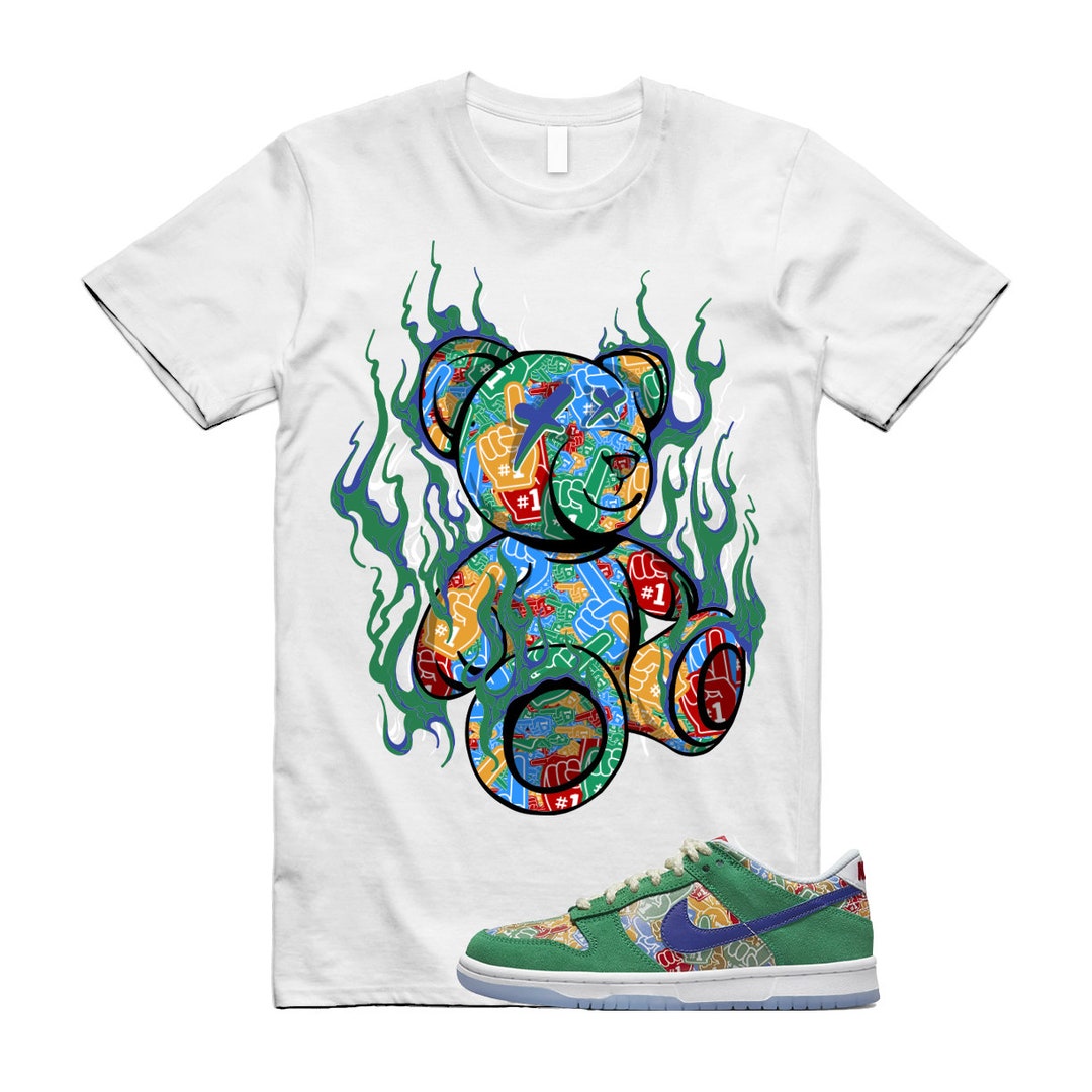 LIT T Shirt to Match N Dunk Low Foam Finger Big Kids Stadium Green