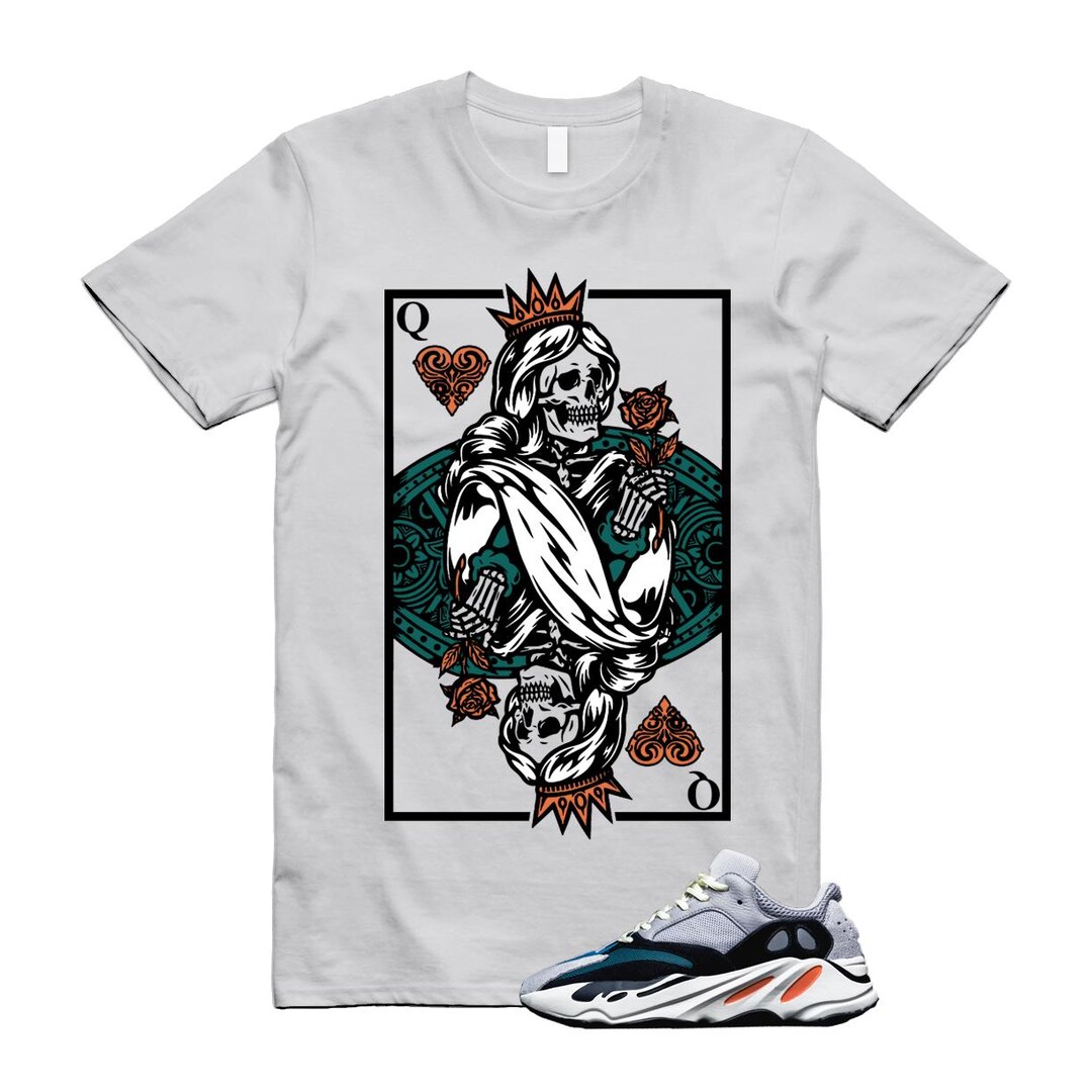 700 Wave Runner Boost Solid Grey Chalk White Core Black T Shirt Match QC Etsy UK