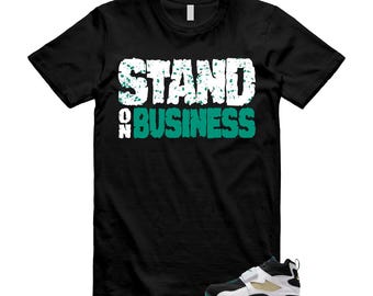 Air Diamond Turf Emerald Schwarz Mystic Grün Weiß T-Shirt Spiel SOB
