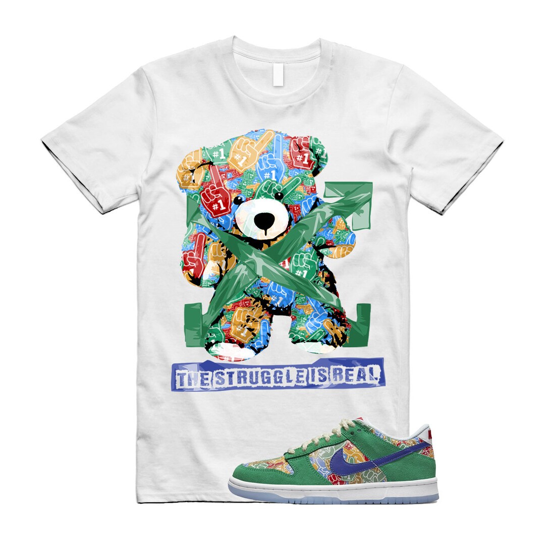 STRUG T Shirt to Match N Dunk Low Foam Finger Big Kids Stadium Green