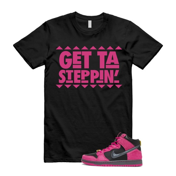 GET T Shirt to Match N SB Dunk High Run the Jewels Active Pink Black Metallic Gold Hoodie Etsy UK