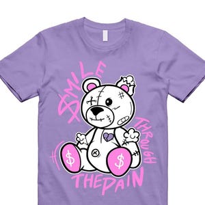 Dunk Lilac Bloom Pink Purple White T Shirt Match SM2