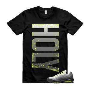 Air Max 95 Big Bubble Neon Yellow Black Cool Grey 2026 OG T Shirt Match HOLY immagine 1