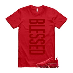 VaporMax Triple Red Air University T Shirt Match VERTBLS