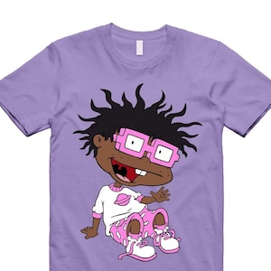Dunk Lilac Bloom Pink Purple White T Shirt Match FINSTER