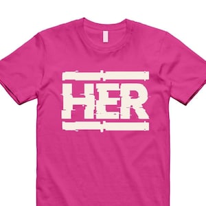 9060 Fuchsia Pink Strawberries and Cream T Shirt Match HER