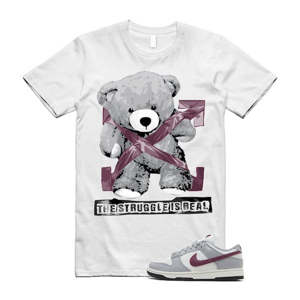 STRUG T Shirt to match N Dunk Low Pale Ivory Redwood WMNS Light Silver Sail Black White Grey Team Red Hoodie