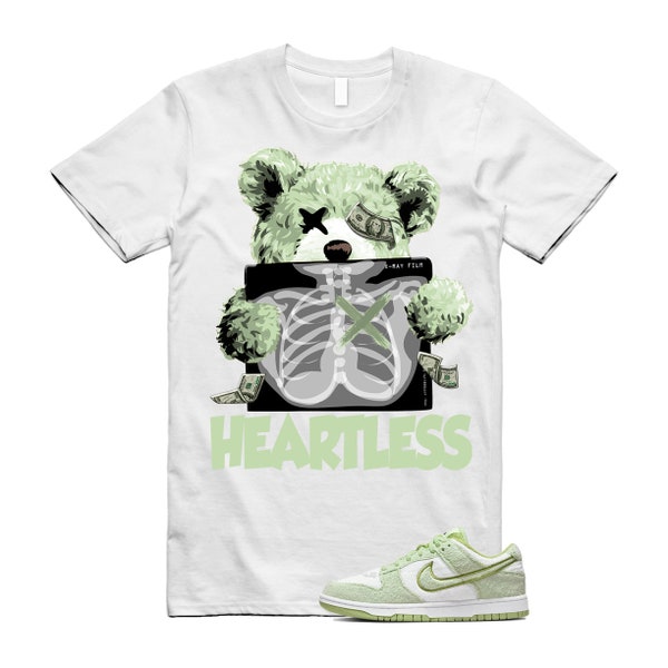 HEART T Shirt to match Dunk Low SE Fleece Pack Honeydew WMNS Phantom Alligator