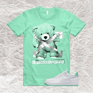 STRUG T Shirt to match Air Force 1 Low Mint Foam Green Hoodie