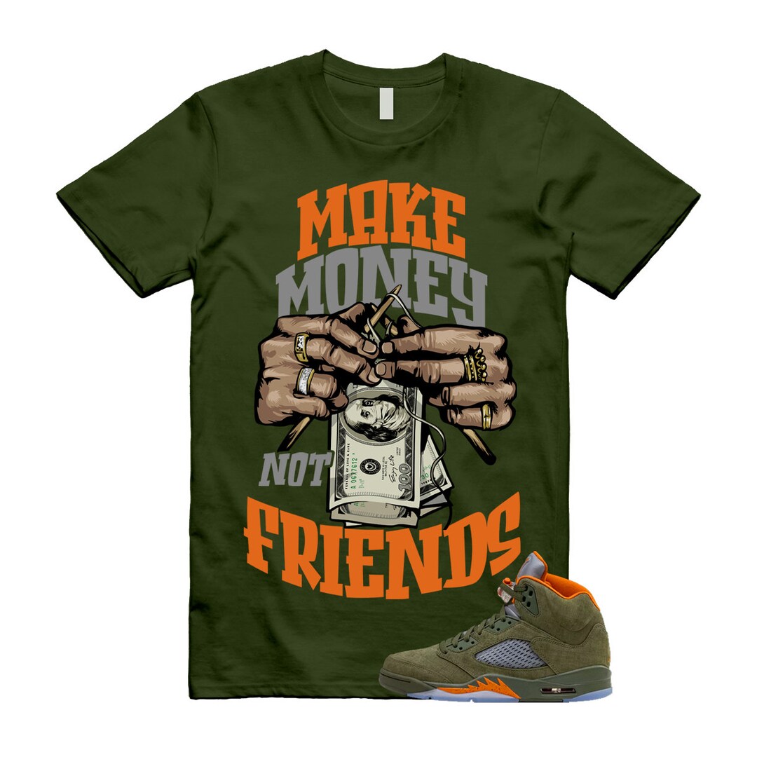 Army green hotsell and orange shirt