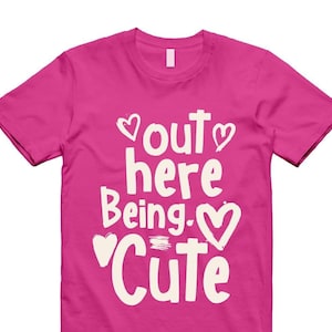 9060 Fuchsia Pink Strawberries and Cream T Shirt Match C2