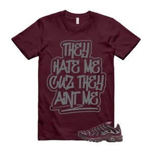 Air Max Night Maroon Metallic Silber Dunkel Team Rot Plus SE T-Shirt Match AINT ME