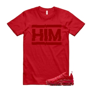 VaporMax Triple Red Air University T Shirt Match HIM