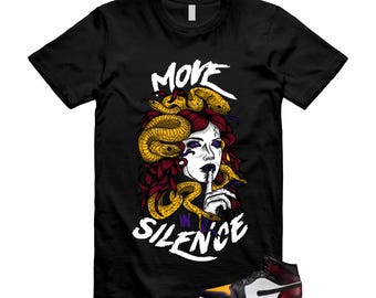 1 LA to Chicago Black White Red Court Purple Yellow Mid T Shirt Match MIS