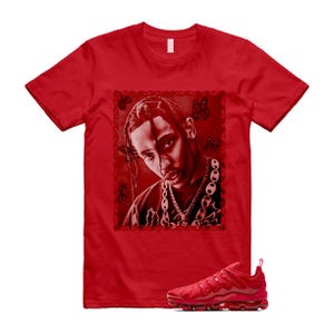 VaporMax Triple Red Air University T Shirt Match TRAV