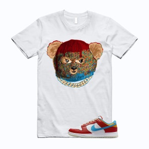 SKI T Shirt to match Dunk Low Lebron Habanero Fruity Pebbles Red Laser Blue White 1 Hoodie