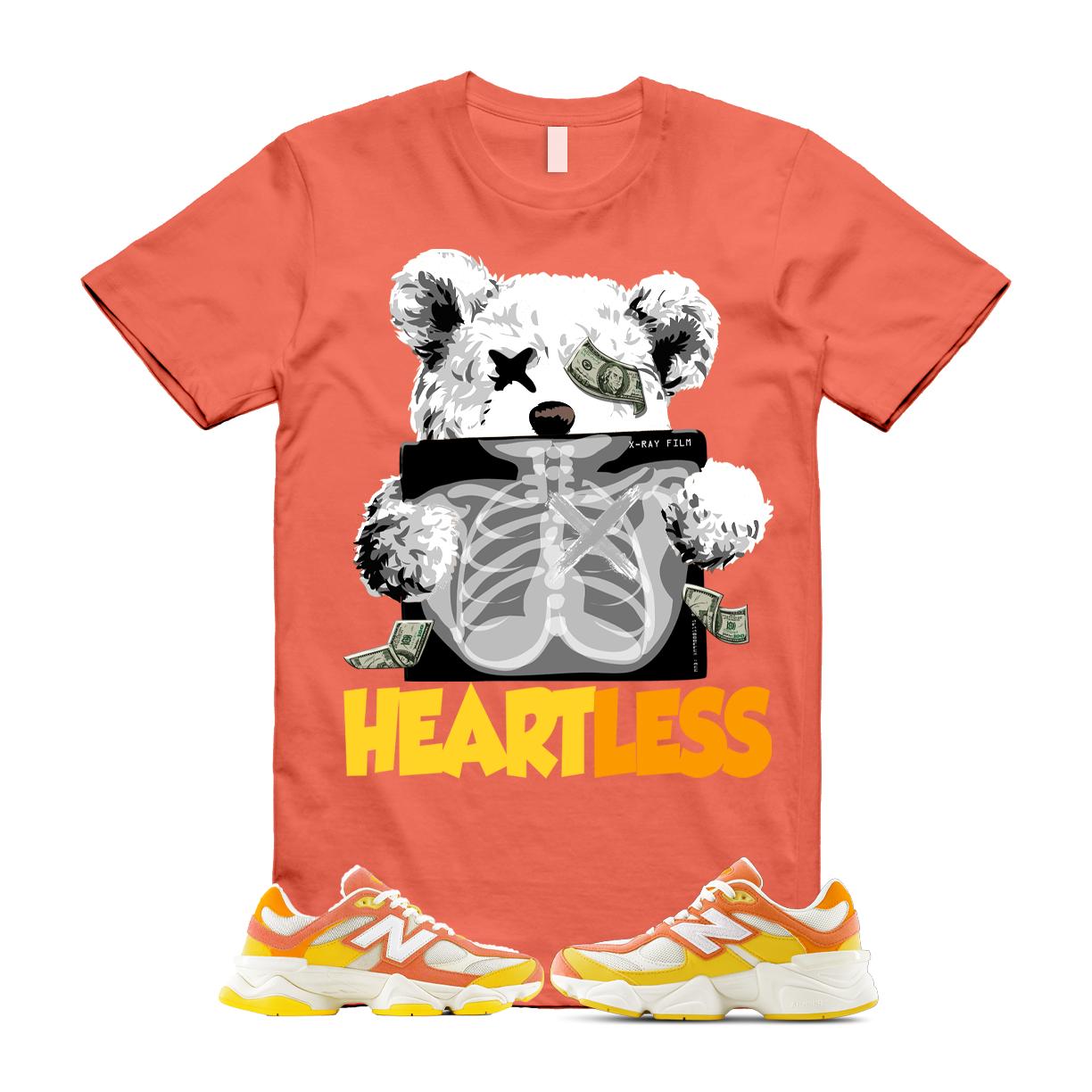 9060 Fluoreszierendes Pink Orange Gelb Citrus Grapefruit Zitrone Clementine T-Shirt Spiel HERZ