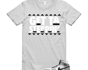 Light Smoke Grey 1 Mid Black White T Shirt Match GET