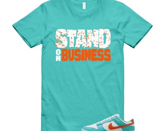 Dunk Miami Dolphins Cosmic Clay Dusty Cactus White Orange Aqua Low T Shirt Match SOB