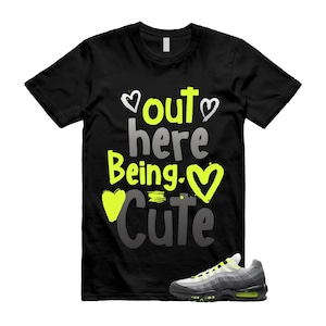 Air Max 95 Big Bubble Neon Yellow Black Cool Grey 2026 OG T Shirt Match C2 imagen 1