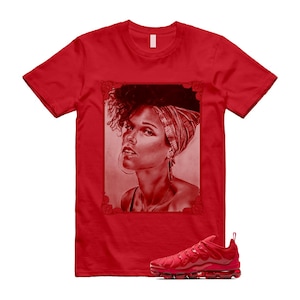 VaporMax Triple Red Air University T Shirt Match KEYS