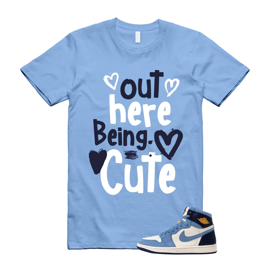 1 First in Flight University Blue Midnight Navy Sail High OG T Shirt ...