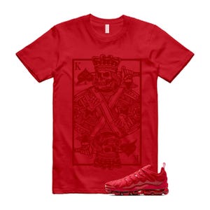VaporMax Triple Red Air University T Shirt Match KC