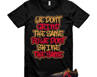 Ja 3 Raptor Black Anthracite Crimson Red Yellow Ochre Gold T Shirt Match GRIND