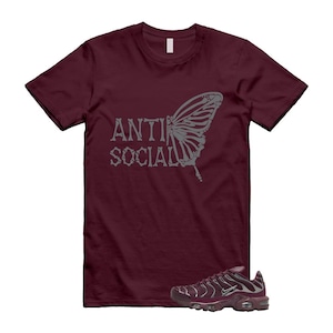 Air Max Nacht Kastanienbraun Metallic Silber Dunkel Team Rot Plus SE T-Shirt Spiel ASB