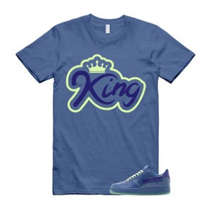 Air Force 1 Mystic Navy Grape Ice Light Liquid Lime Low Patent Leather T Shirt Match KING2