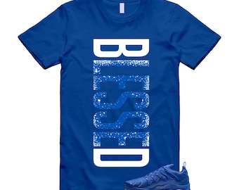 VaporMax Game Royal Blue White Air T Shirt Match VERTBLS