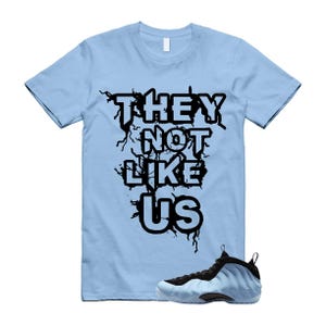 Foamposite Psychic ブルーブラック Air One Tシャツ マッチ US