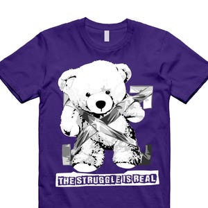 Dunk Purple Championship Court Low White T Shirt Match STRUG