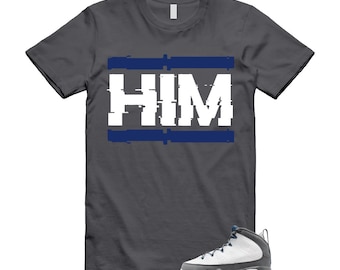 Camiseta francesa azul pedernal gris blanca 2026 Match HIM