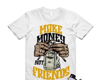 Yellow Ochre 6 Black White T Shirt Match MM