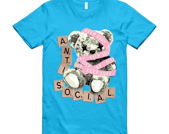 1  Denim Turquoise Smokey Blue Red Stardust Light Stone T Shirt Match ANTI