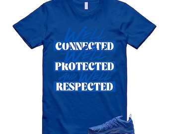 Camiseta VaporMax Game Azul Real Blanco Air Match WELL