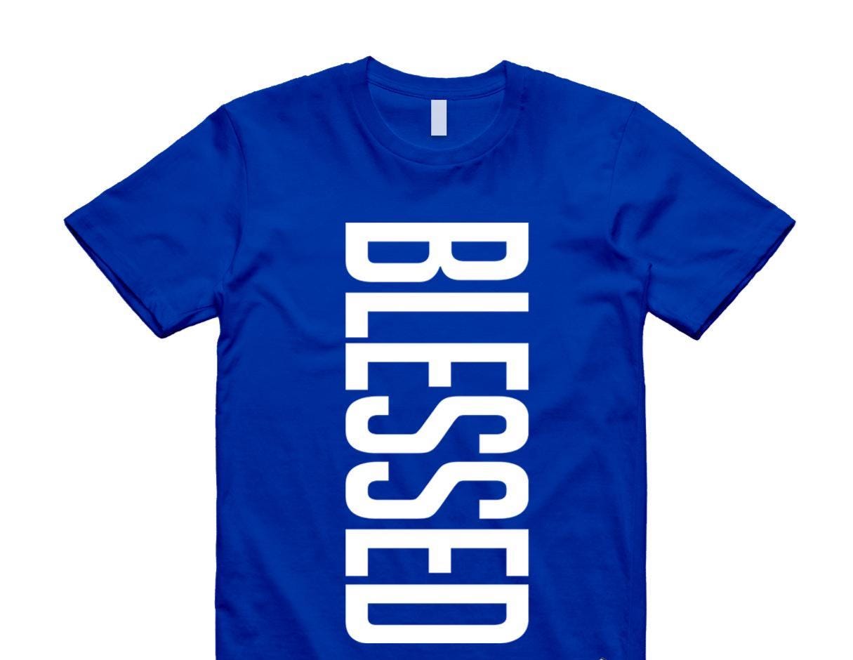 12 Blueberry Game Royal Blue White Black T Shirt Match VERTBLS