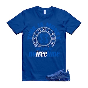Camiseta VaporMax Game Azul Real Blanco Air Match FREE TIME
