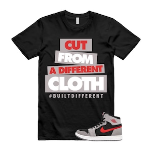 CLOTH T Shirt to match Air J 1 High Zoom Comfort 2 Fire Red Cement Grey Black White Hoodie