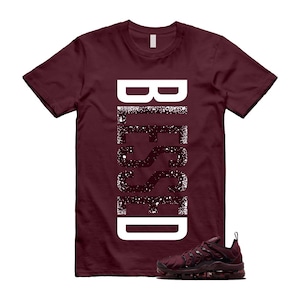 Camiseta VaporMax Night Maroon Burgundy Cedar White Black Plus Air Match VERTBLS imagen 1