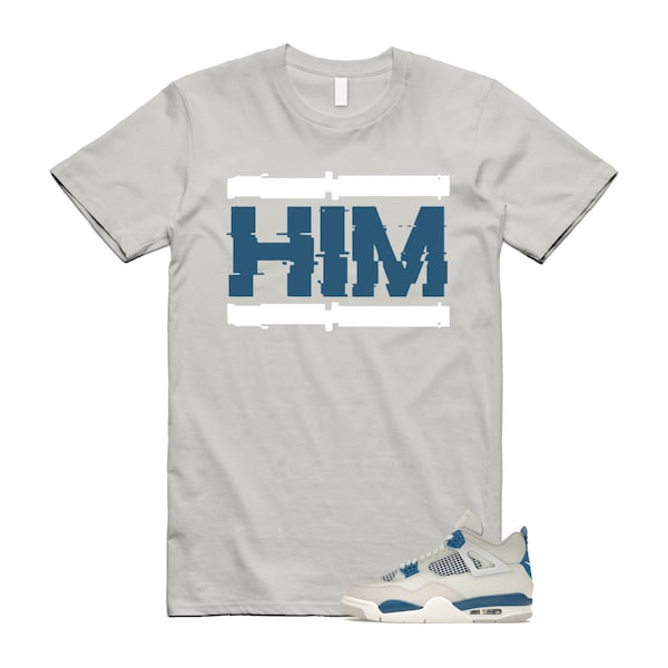 4 Military Blue Neutral Grey White T Shirt Match HIM