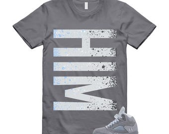 5 Wolf Grey 2026 Ice Blue Light Graphite White Icy Camiseta Match HIM VERT