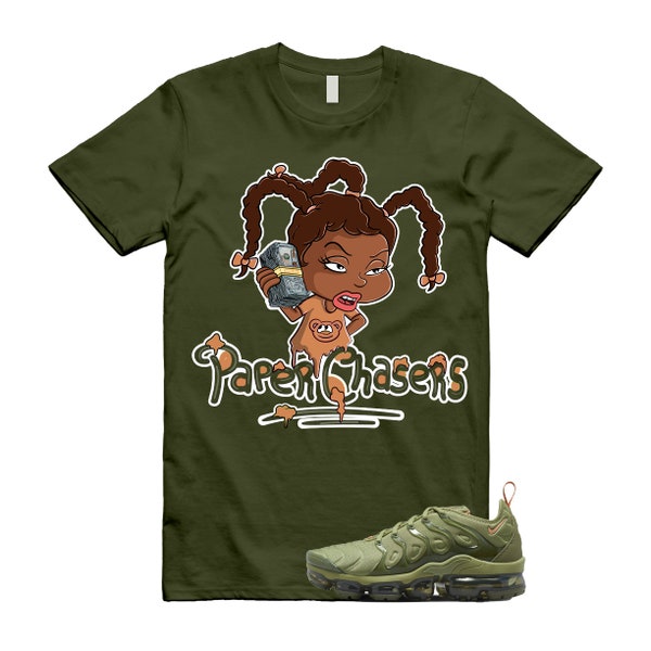 PC T Shirt to match Air VaporMax Plus Alligator WMNS Medium Olive Orange Trance Hoodie