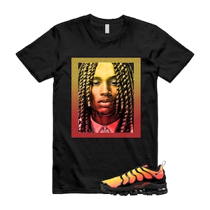 VaporMax Crimson Black Total Orange Air Plus T Shirt Match VON