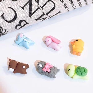 Set of 6 animals magnet, rabbits,sheep,turtles,elephants,ducks ,dogs magnet