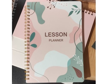 A5 Lesson Notebook Daily Organiser Productivity Spiral Planner Back to School Stationery Supplies Teacher Student Essential