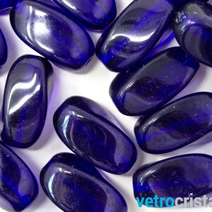 100 gr x Transparent blue 18mm vintage pearl made in the Czech Republic with through hole for DIY jewelry.