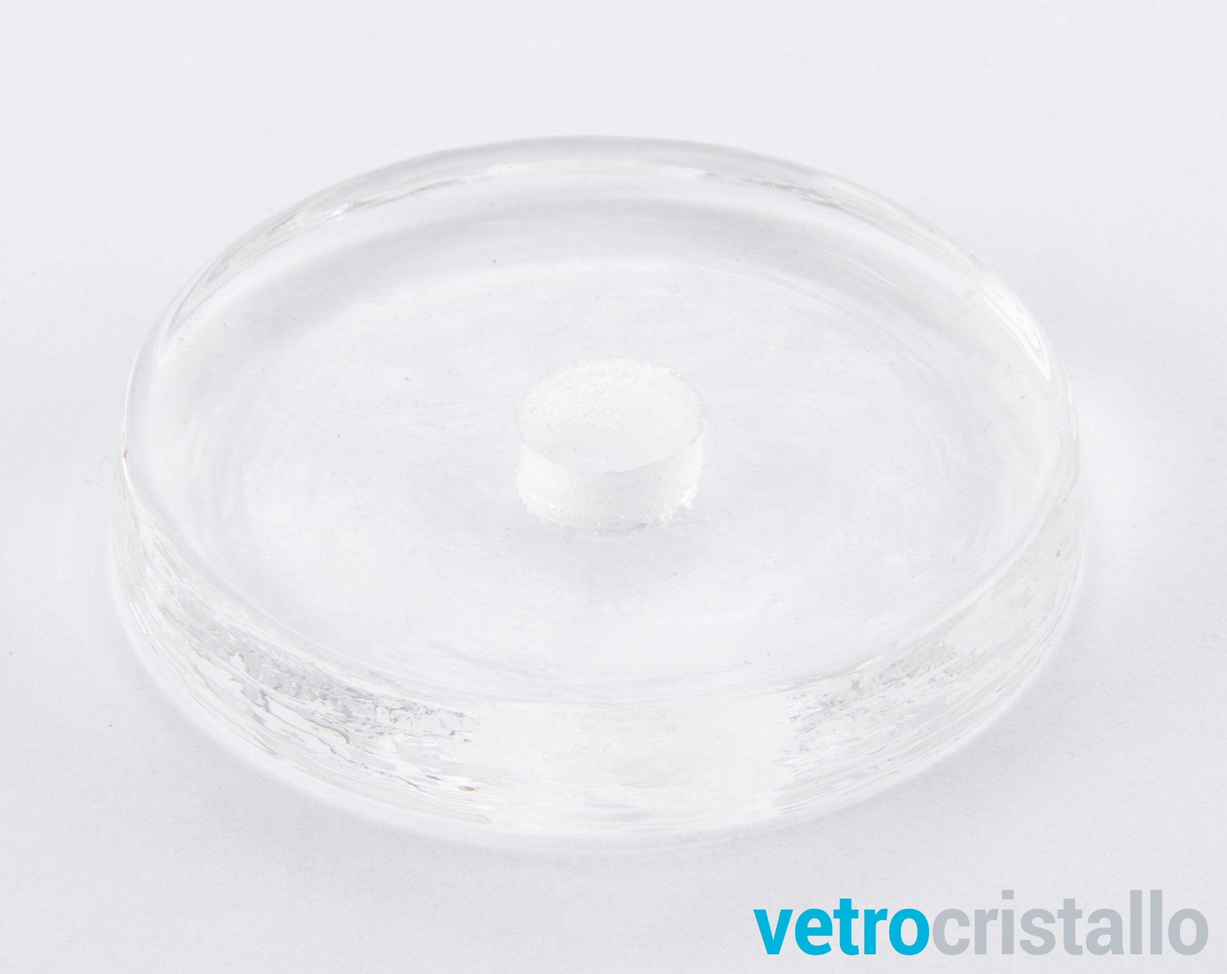 Set of 2 Pieces Murano Glass Ring Threading Ø60 Mm, With Ø10