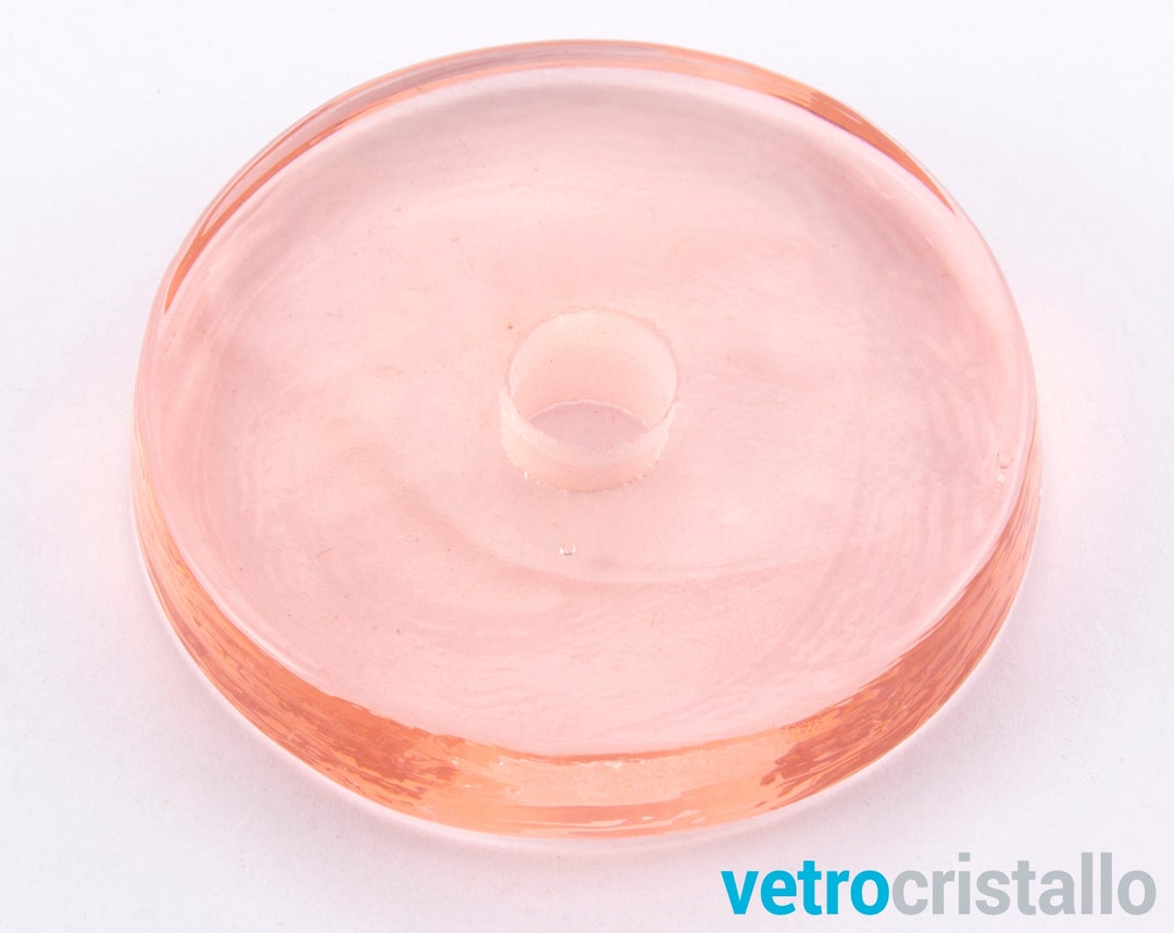 Set 2 Pcs Threading Ring in Murano Glass Diameter 60 Mm, With Hole Ø10 ...